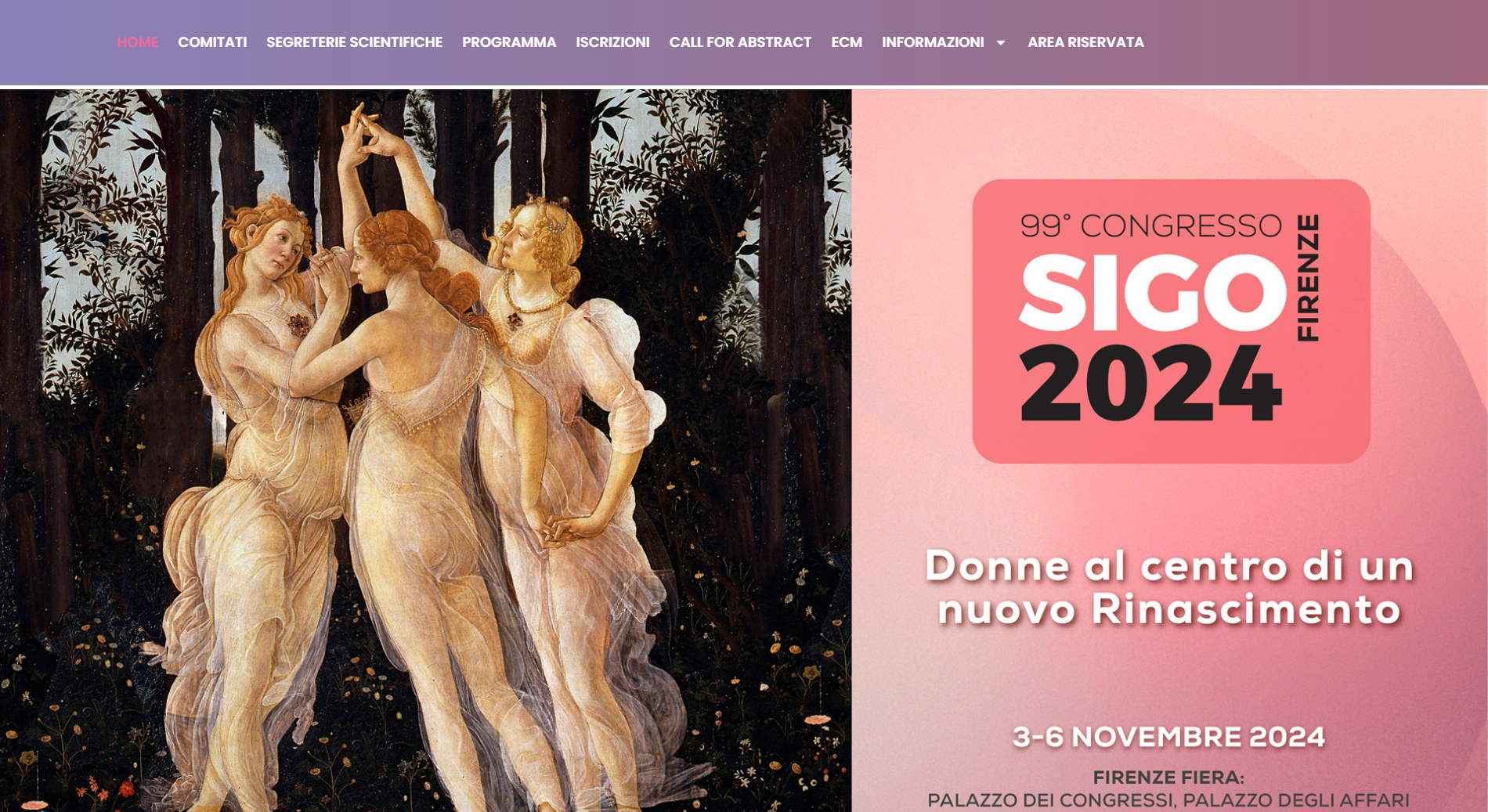 Sito del 99° Congresso Nazionale SIGO 2024